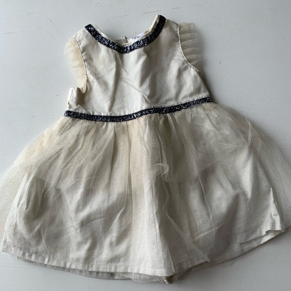 Carters Baby Girl Cream Fancy Dress